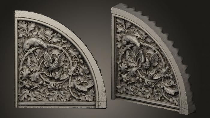 High reliefs and bas-reliefs, historical and religious (GRLFH_0328) 3D model for CNC machine